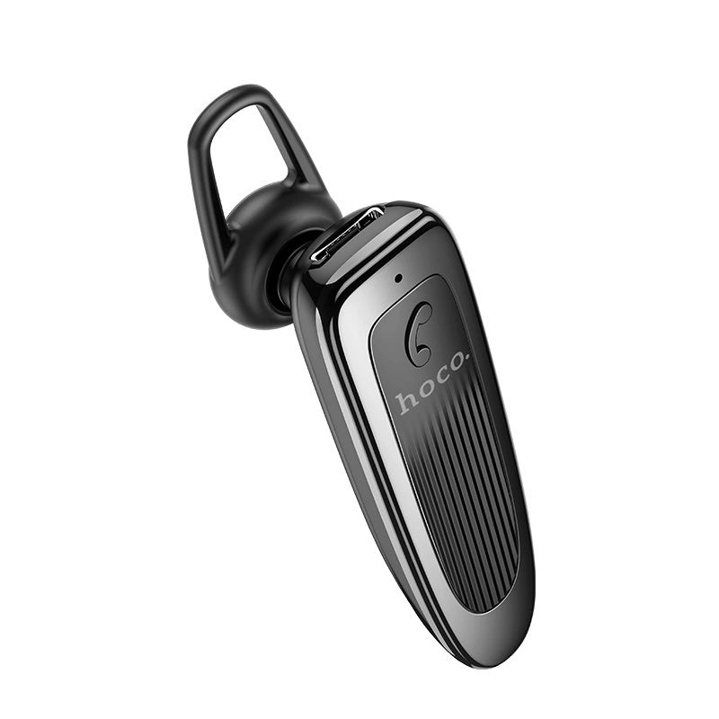 Wireless Hands Free Hoco E60 Brightness Business V.5.0 Μαύρο με Πλήκτρο Ελέγχου και 10 Ώρες Ομιλίας