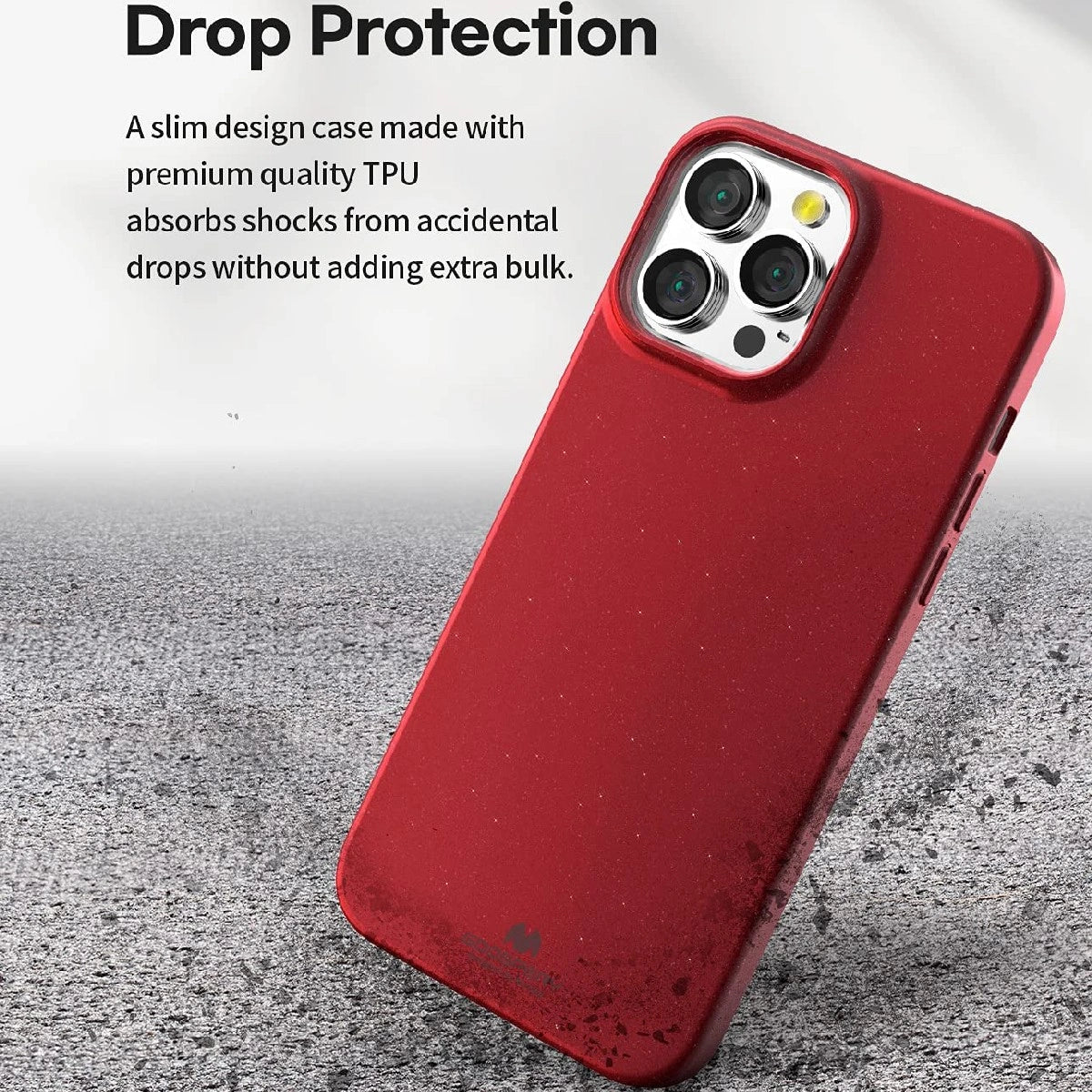 Θήκη Jelly Goospery για Apple iPhone 13 Pro Max Κόκκινο