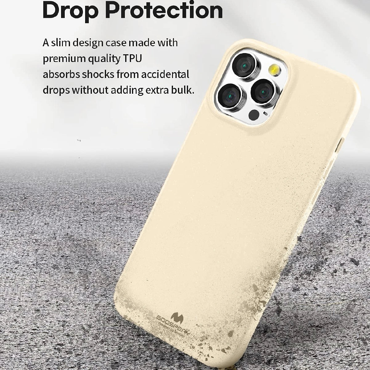 Θήκη Jelly Goospery για Apple iPhone 13 Pro Χρυσαφί