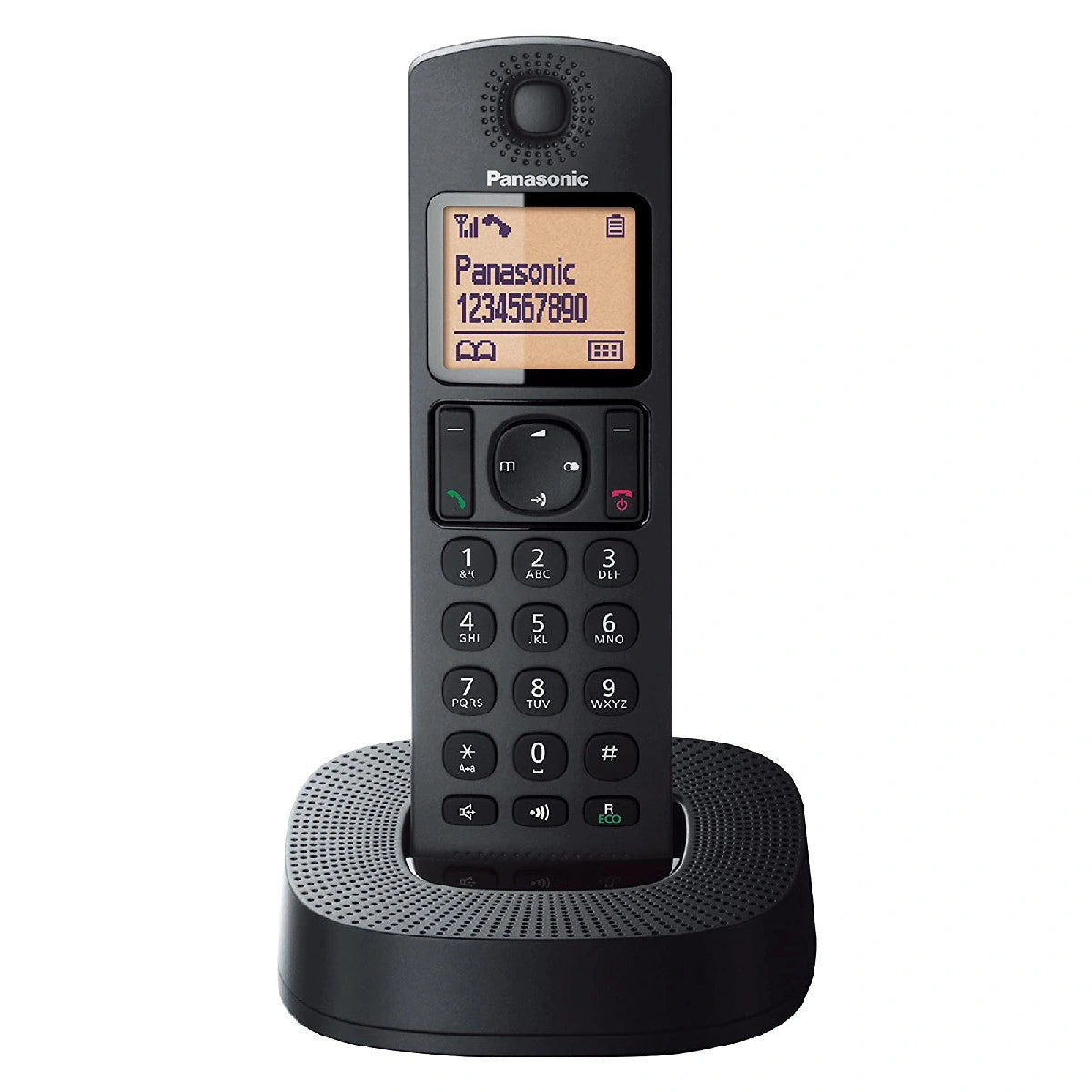 Ασύρματο Ψηφιακό Τηλέφωνο Panasonic KX-TGC310EU με Ανοιχτή Ακρόαση Μαύρο