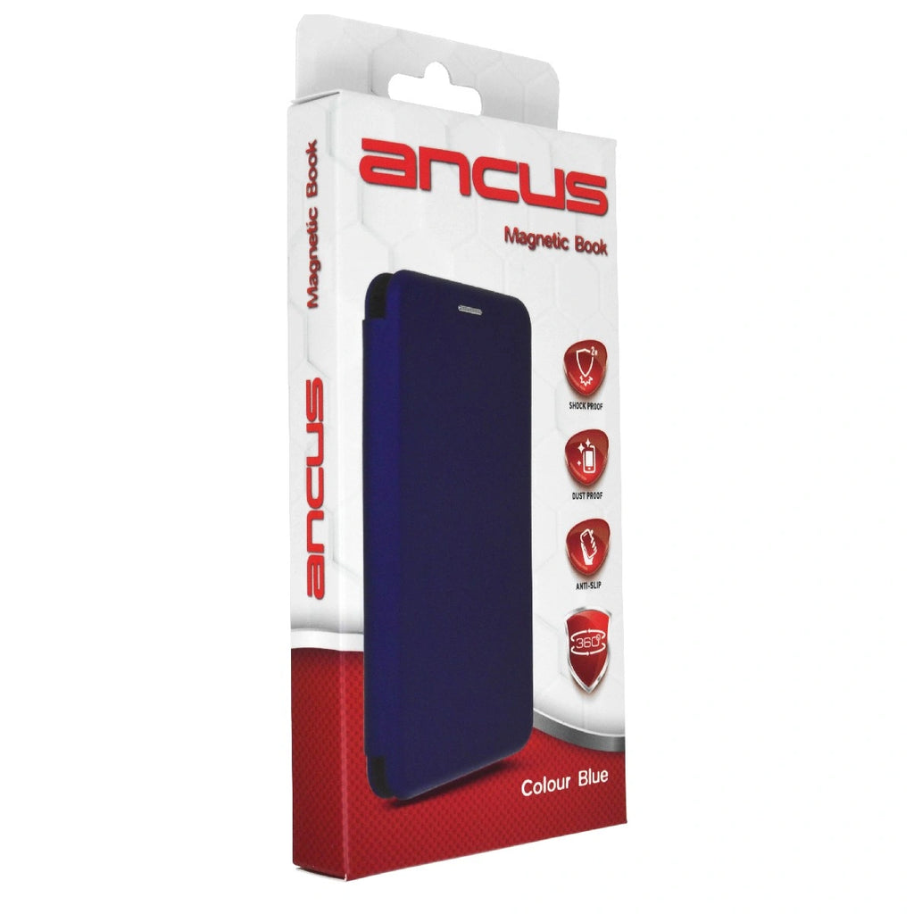 Θήκη Book Ancus Magnetic Curve για Samsung SM-A415F Galaxy A41 TPU Μπλε