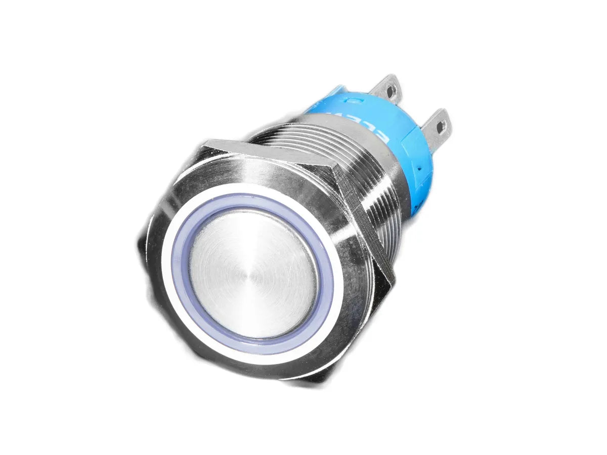 Rugged Metal On/Off Switch - 19mm 6V RGB On/Off