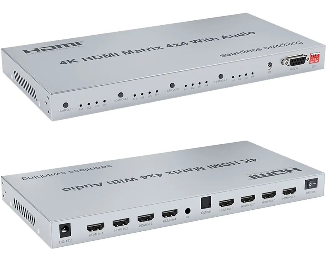 Tele Matrix 4x4 HDMI ΜΕ ΗΧΟ (4K@30Hz)