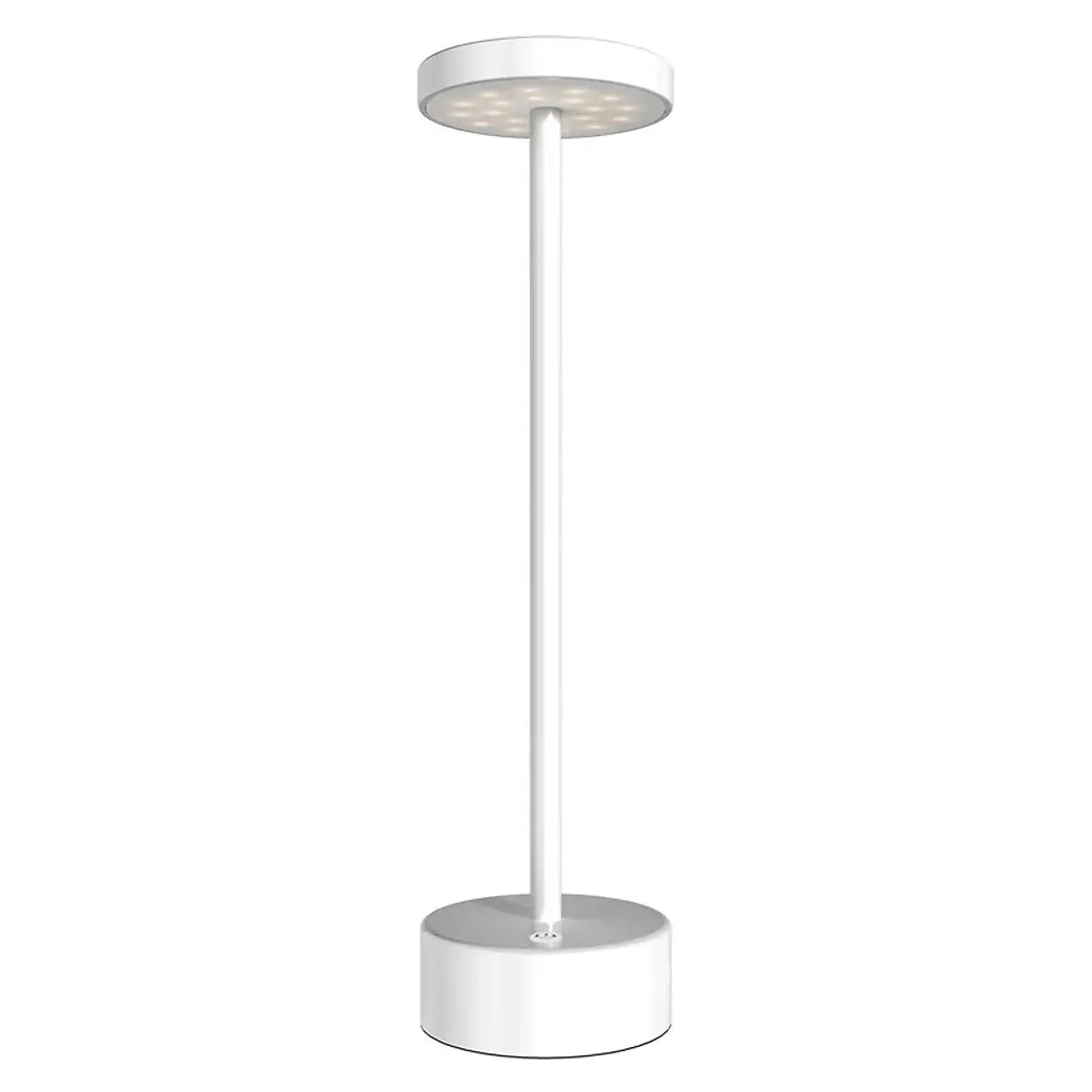Επιτραπέζιο Φωτιστικό LED, ύψος 30cm, Επαναφορτιζόμενο, 3.5W, 4000Κ, 200lm, Λευκό, Darwin