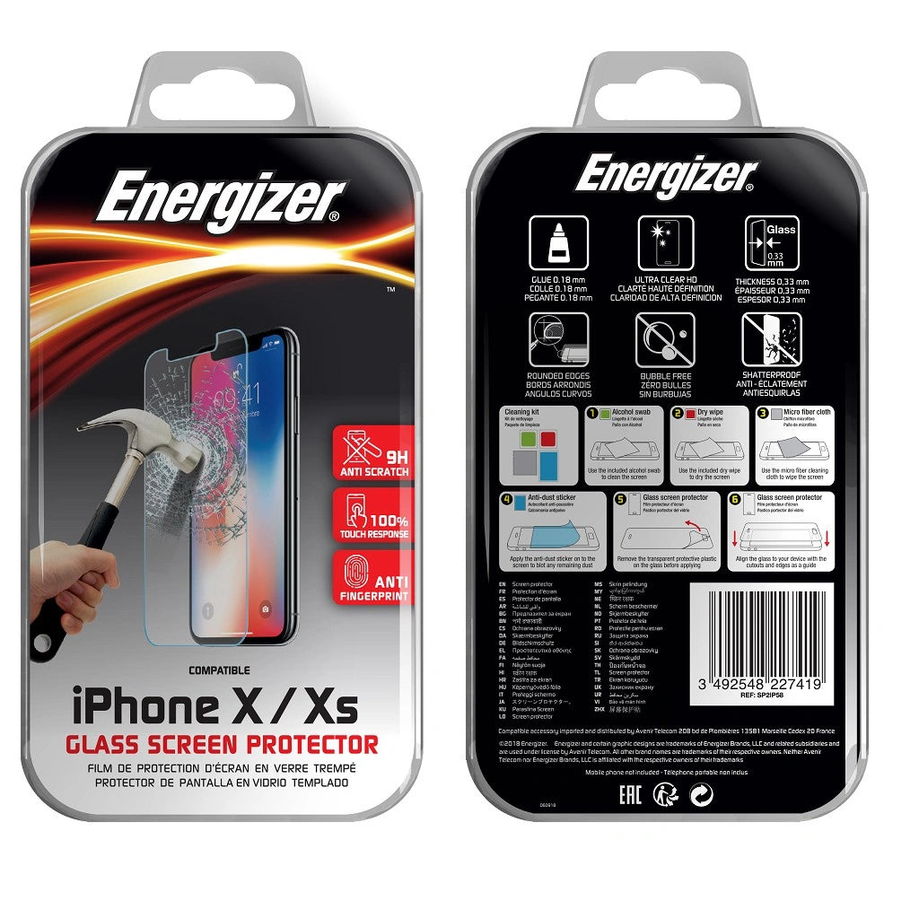 Tempered Glass Energizer 0.33mm για Apple iPhone X XS 11 Pro