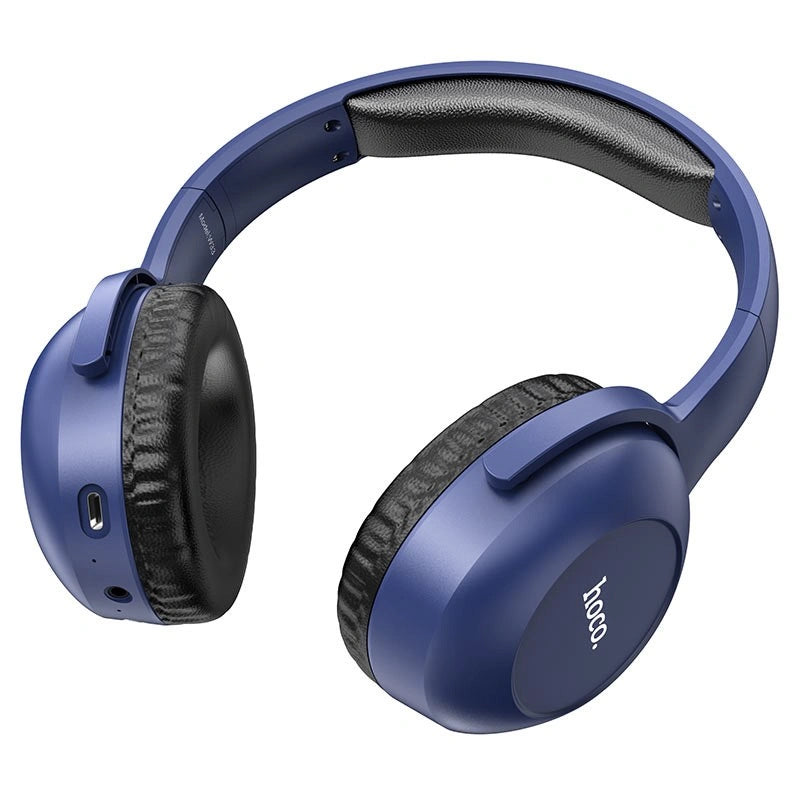 Wireless Ακουστικά Stereo Hoco W33 Art Sound με Μικρόφωνο, AUX v5.0 Μπλε