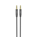 Καλώδιο σύνδεσης Ήχου Hoco UPA19 Braided 3.5mm Αρσενικό σε 3.5mm Αρσενικό Μαύρο 1m