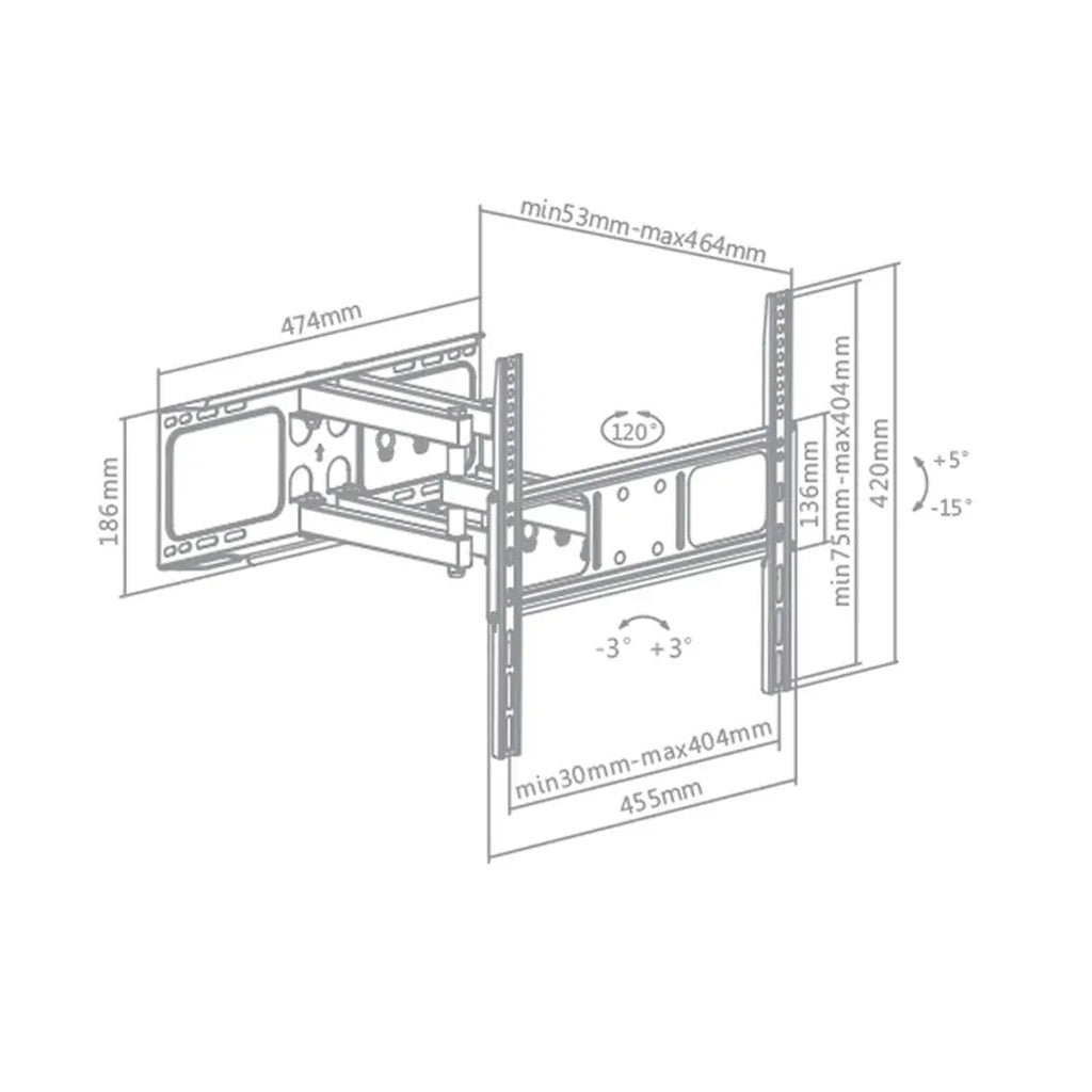 Tele ΒΑΣΗ ΓΙΑ LCD-TV, TVS63-446