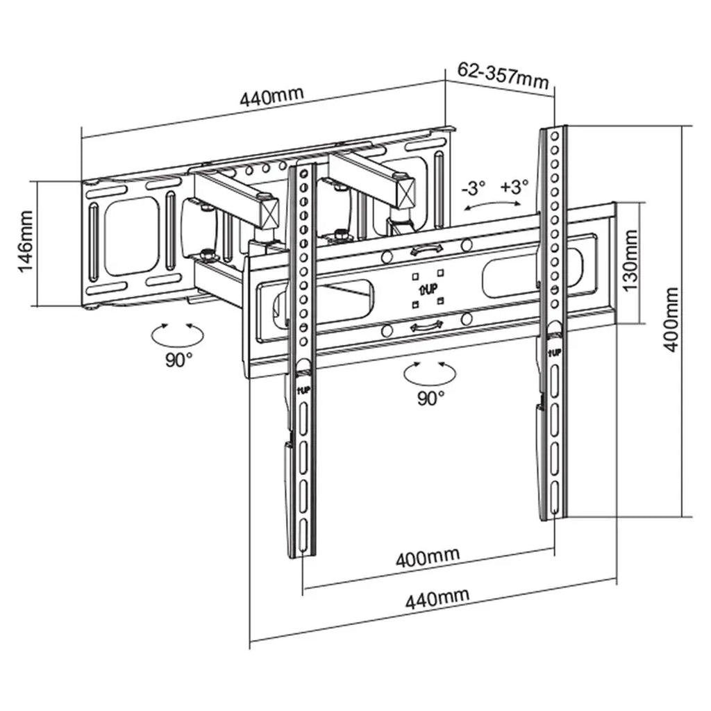 Tele ΒΑΣΗ ΓΙΑ LCD-TV, TVS36-466