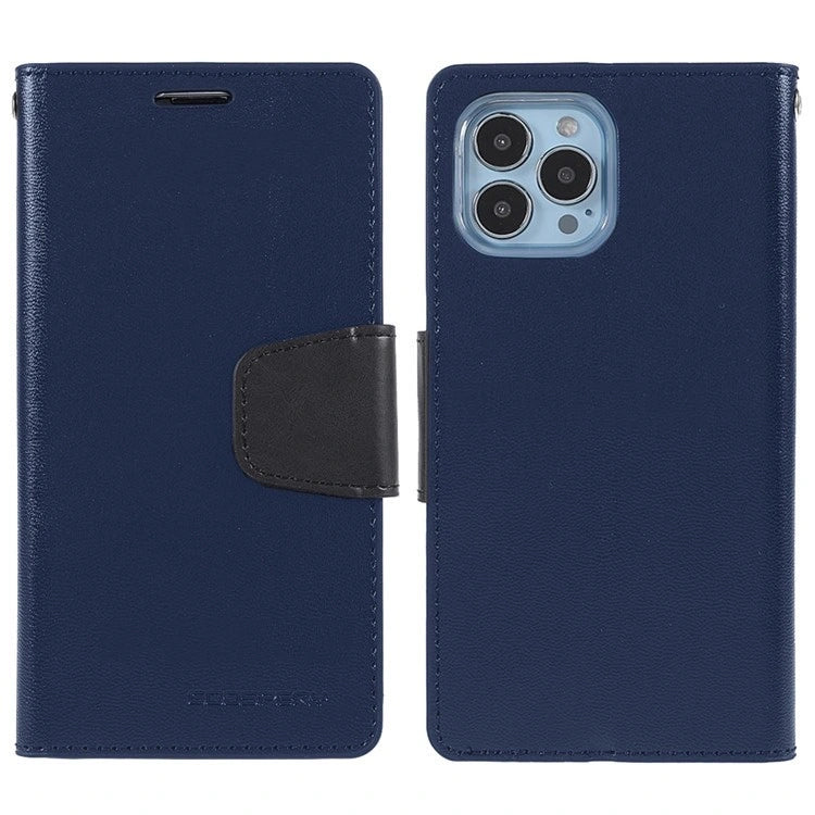 Θήκη Book Goospery Sonata Diary Case για Apple iPhone 13 Pro Μπλε-Μαύρο