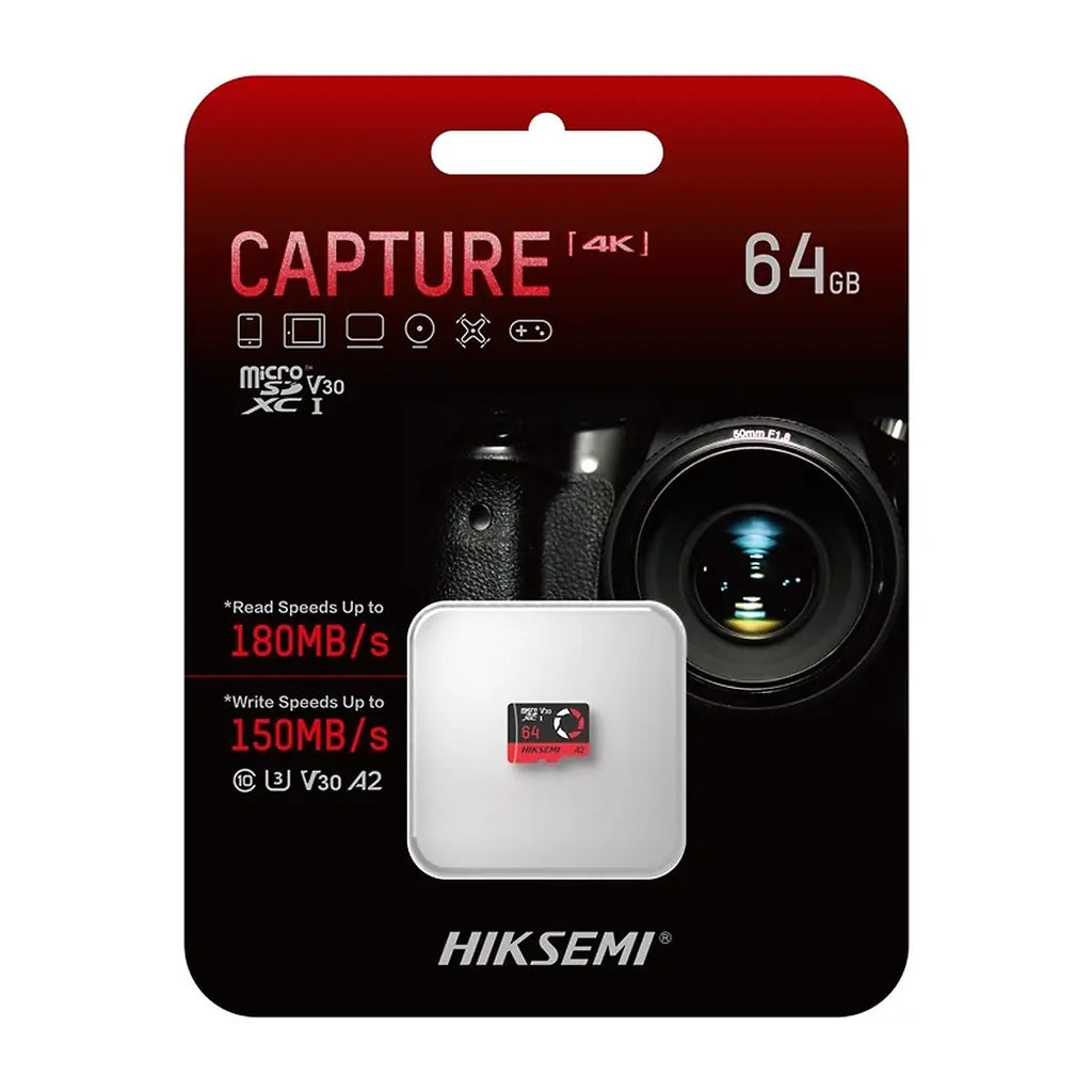 Tele Microsd Κάρτα Μνήμης 64GB Hiksemi της Hikvision, HS-TF-E3/64G