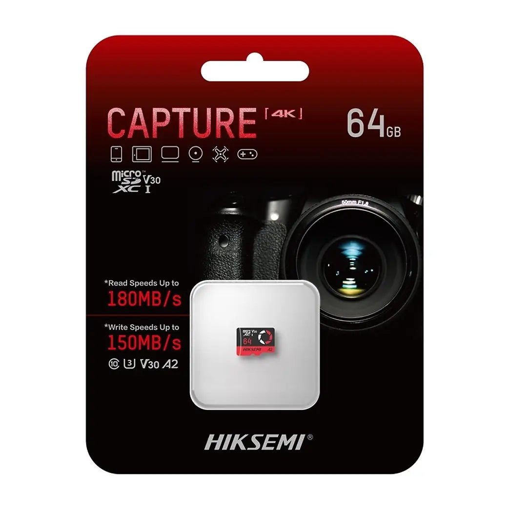 Tele Microsd Κάρτα Μνήμης 64GB Hiksemi της Hikvision, HS-TF-E3/64G