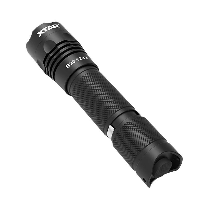 Σετ Επαναφορτιζόμενος Φακός Xtar B20 Sports 1200 Lumens IPX8 Απόσταση 240m με Μπαταρία 21700 4900mAh Αλουμινίου και Φορτιστή SC1