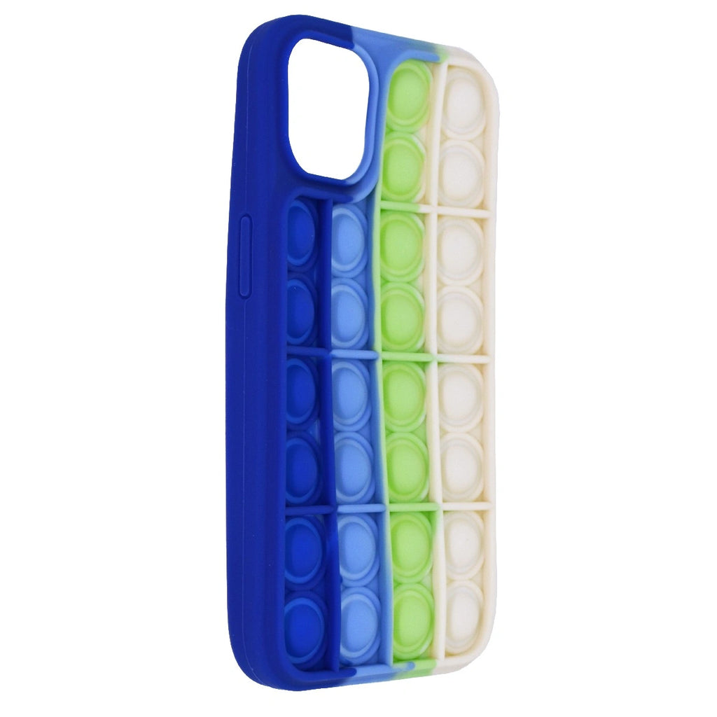 Θήκη Ancus TPU Pop It για Apple iPhone 13/ iPhone 14 Μπλε Γαλάζιο Πράσινο Λευκό
