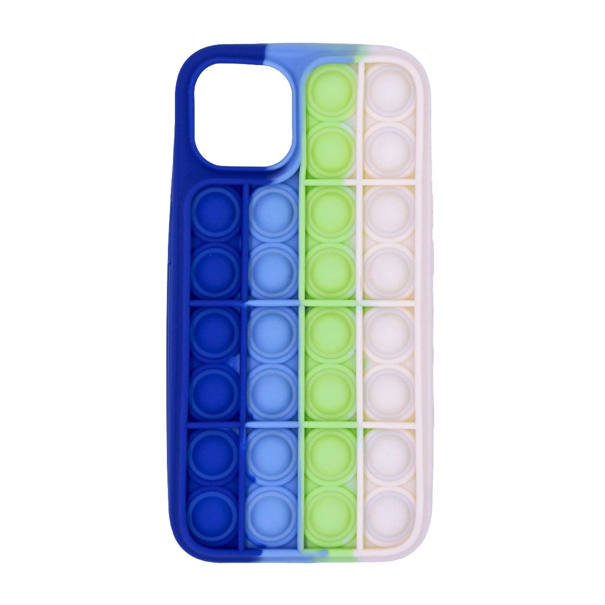 Θήκη Ancus TPU Pop It για Apple iPhone 13/ iPhone 14 Μπλε Γαλάζιο Πράσινο Λευκό