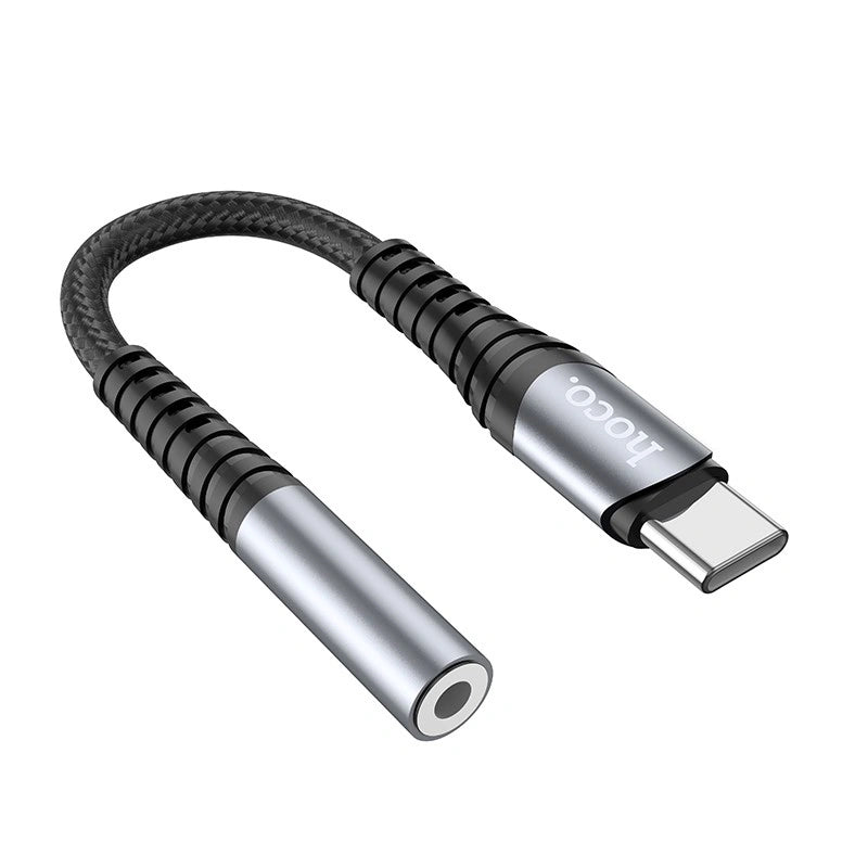 Αντάπτορας Hoco LS33 USB-C σε 3.5mm Θηλυκό Μεταλλικό Γκρι