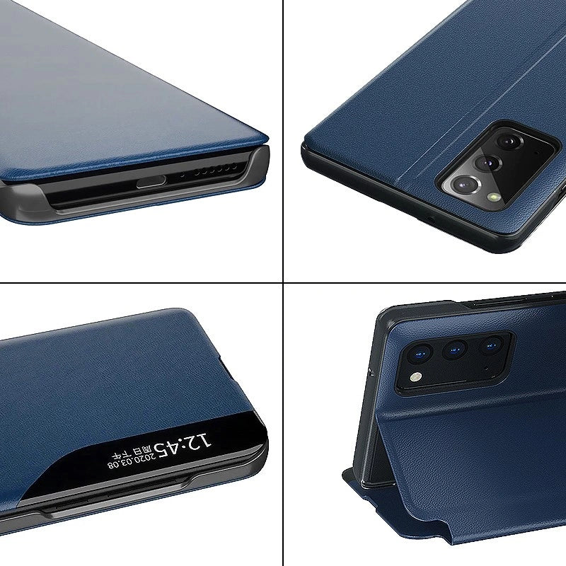 Θήκη Book Ancus Smart Flip για Xiaomi Poco X4 TPU Μπλε