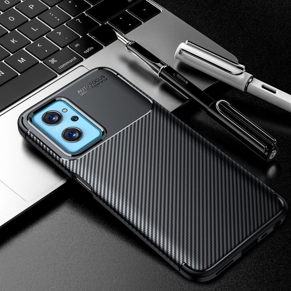 Θήκη Ancus AutoFocus Carbon Fiber για Realme 9i Μαύρη