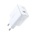 Φορτιστής Ταξιδίου Acefast A1 Fast Charging USB-C PD3.0 PD20W QC3.0 / QC2.0 5V / 2.4A Λευκός