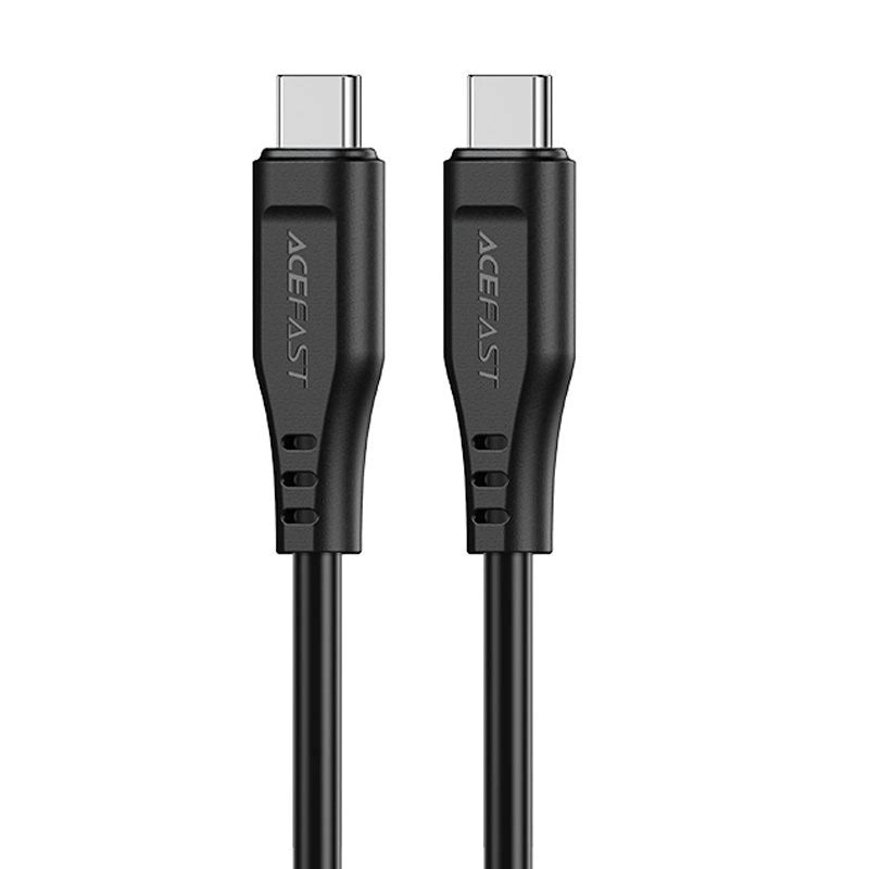 Καλώδιο σύνδεσης Acefast C3-03 USB-C σε USB-C 3A 60W Μαύρο 1.2m