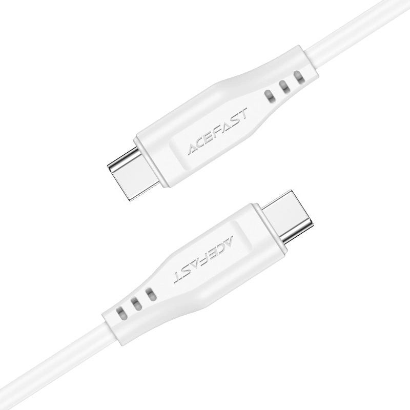 Καλώδιο Acefast C3-03 USB-C σε USB-C 3A 60W Λευκό 1.2m