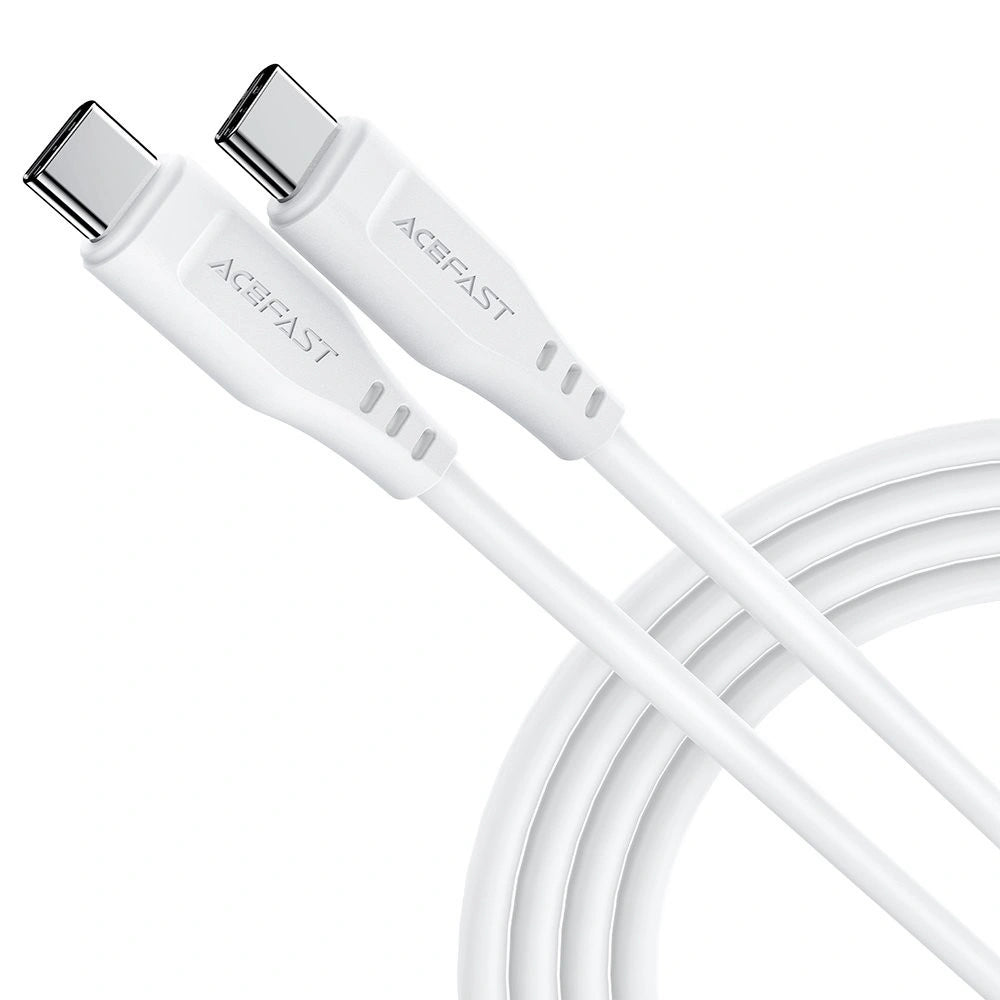 Καλώδιο Acefast C3-03 USB-C σε USB-C 3A 60W Λευκό 1.2m
