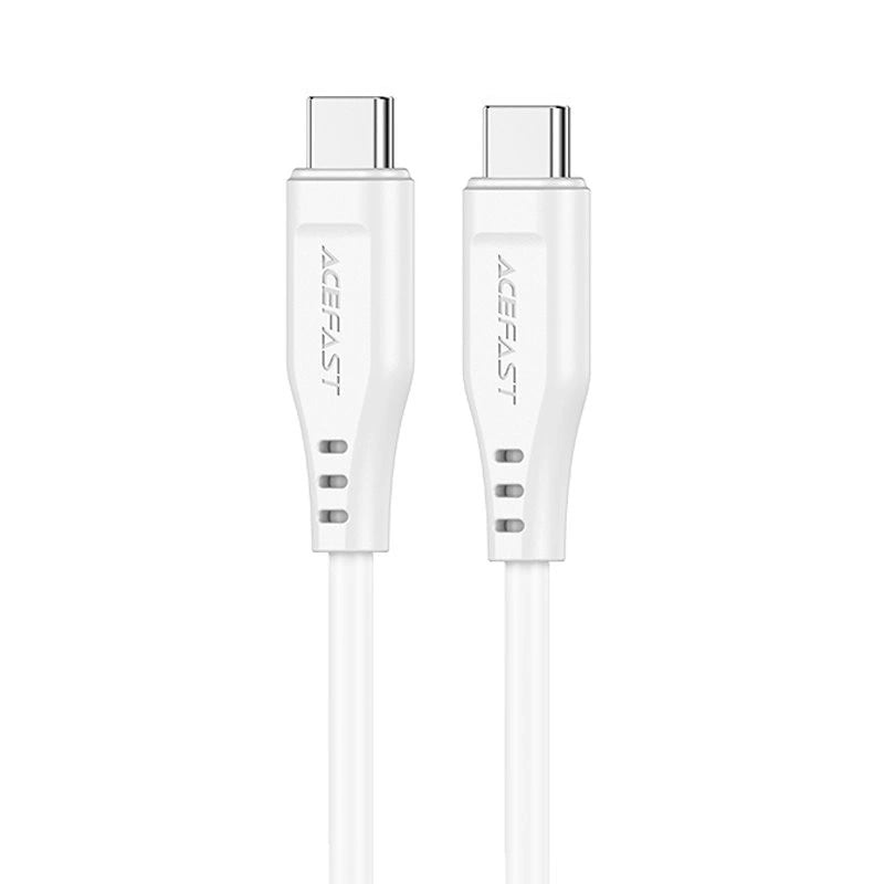 Καλώδιο Acefast C3-03 USB-C σε USB-C 3A 60W Λευκό 1.2m