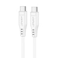 Καλώδιο Acefast C3-03 USB-C σε USB-C 3A 60W Λευκό 1.2m
