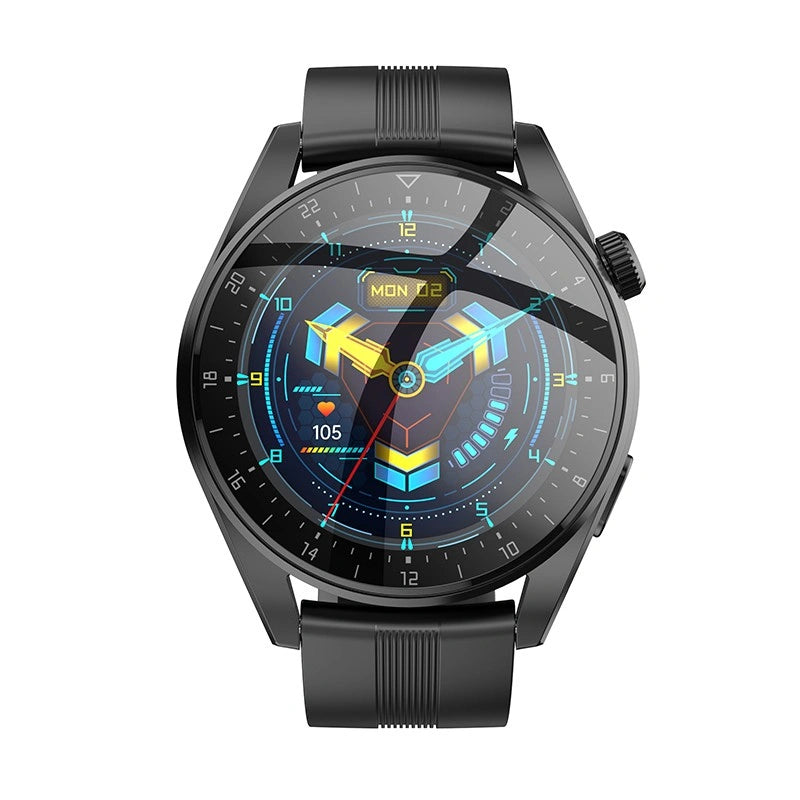 Smartwatch Hoco Y9 IP68 TFT HD IPS 3.5D Touch Screen 1.36" 300mAh με Δυνατότητα Κλήσεων Μαύρο