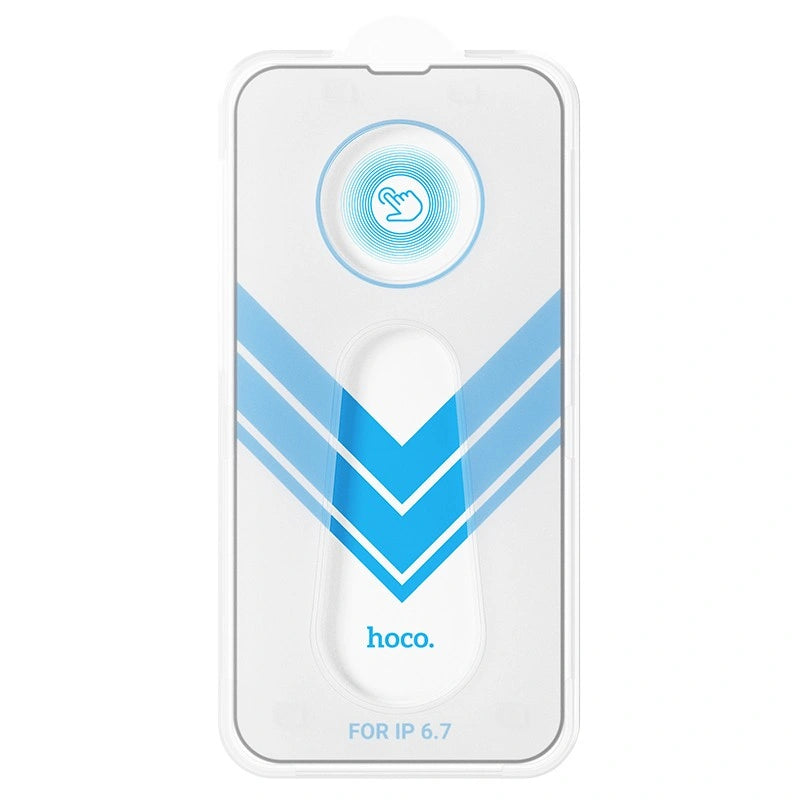 Tempered Glass Hoco A33 9Η Full Screen Protection 0.33mm Apple iPhone 14 Plus 13 Pro Max με Οδηγό Εύκολης Τοποθέτησης