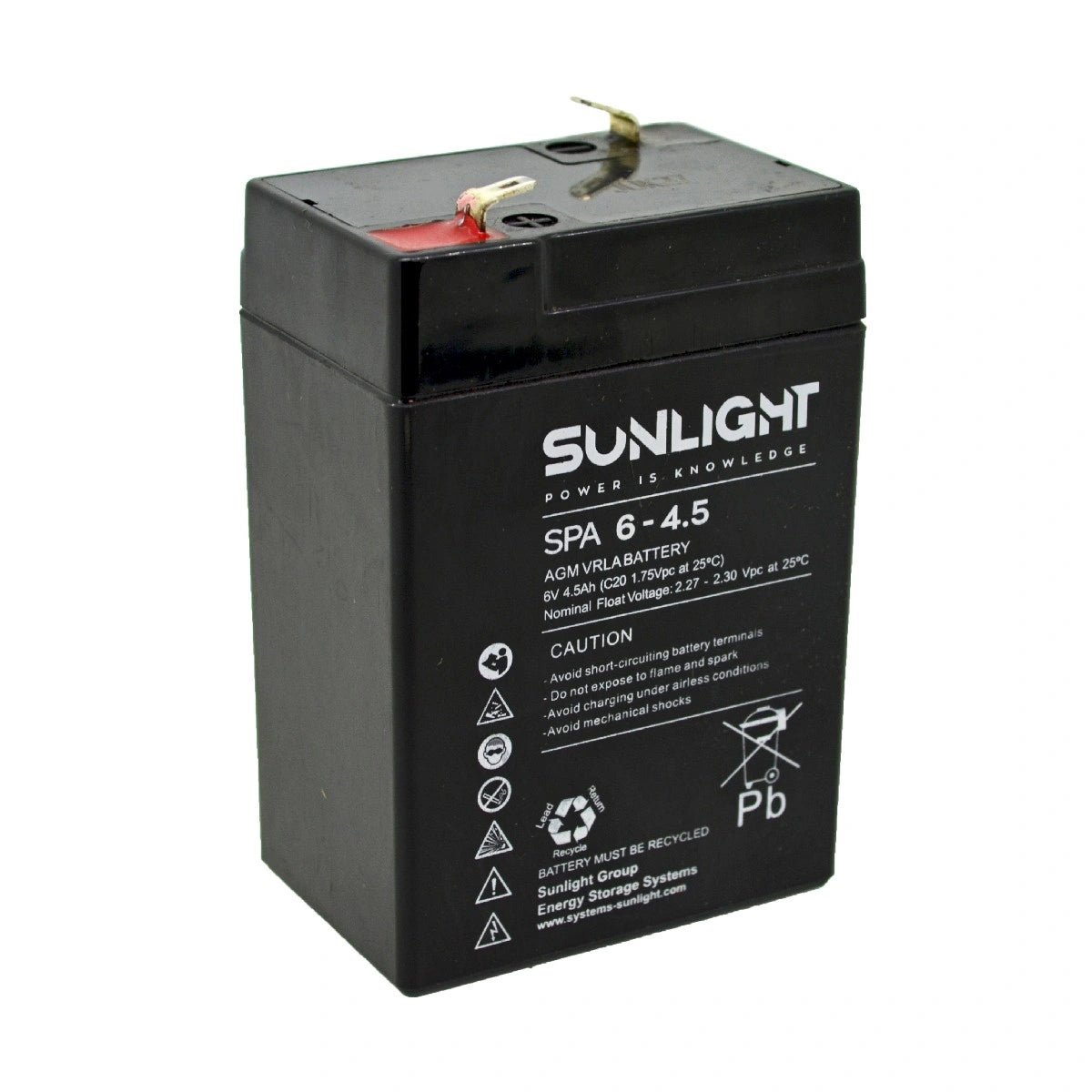 SunLight Vrla Μπαταρία UPS με Χωρητικότητα 4.5Ah και Τάση 6V 1τμχ