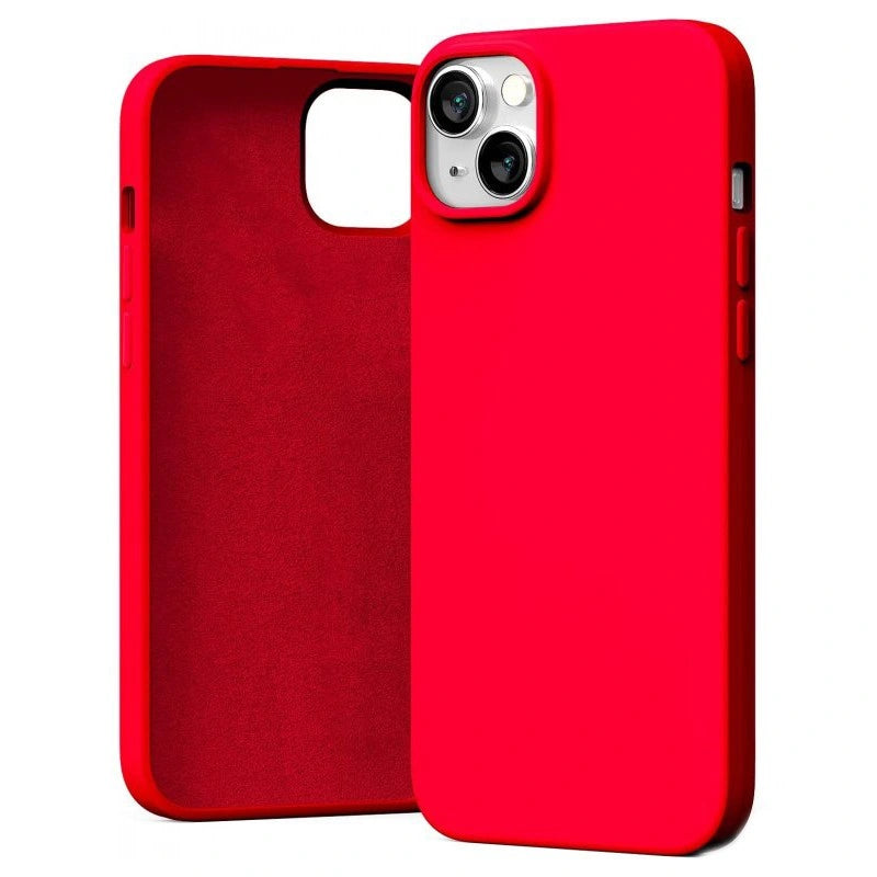 Θήκη Goospery Silicone για Apple iPhone 14 Plus Κόκκινο