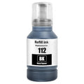 Μελάνι EPSON Συμβατό E112 C13T06C14A 127ml Σελίδες:7500 Black C13T06C14A για L11160, L15150, L15160, L15180, L6460, L6490, L6550, L6570