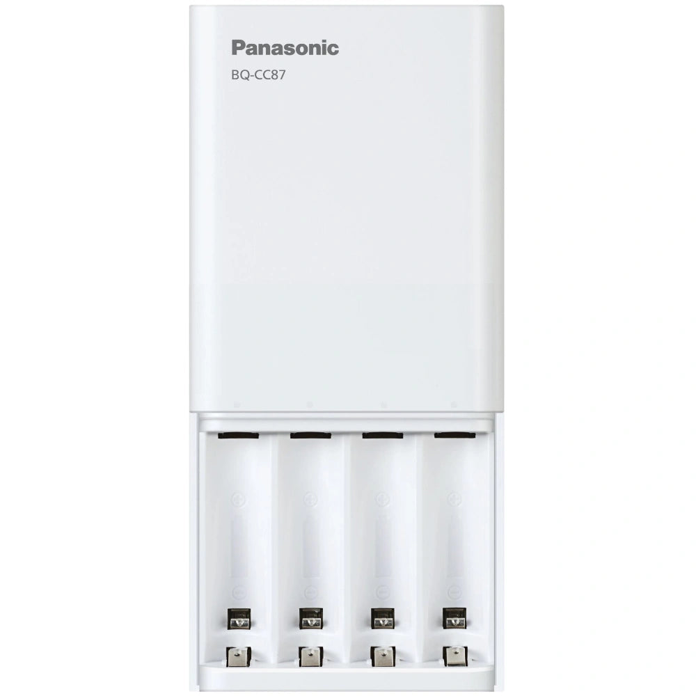 Φορτιστής Μπαταριών Panasonic Eneloop BQ-CC87 για AA/AAA 4 Θέσεων με Λειτουργία Powerbank