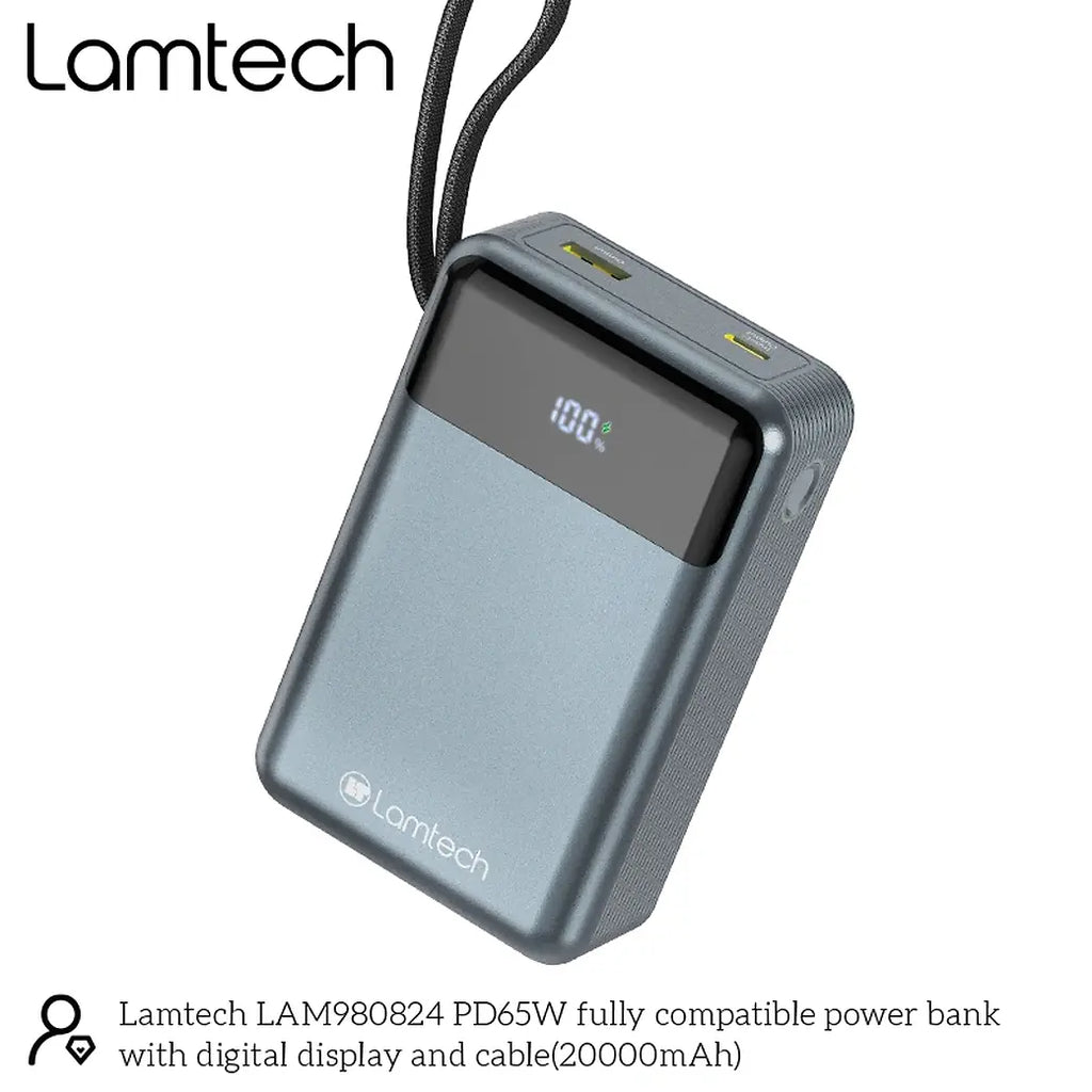 LAMTECH FAST CHARGER TYPE-C PD25W WHITE