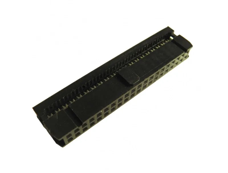 40 Pin Ribbon Cable Socket Connector - Black