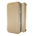 Θήκη Book Ancus Magnetic Curve για Apple iPhone 15 Pro Max TPU Χρυσαφί