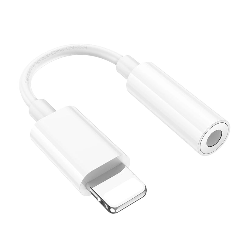 Αντάπτορας Hoco LS34 Lightning σε 3.5 Λευκό Original IC
