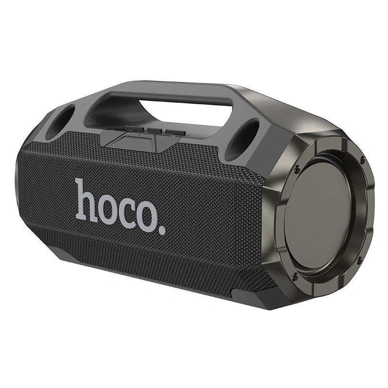 Φορητό Ηχείο Wireless Hoco HA3 Drum TWS BT 5.0 4000mAh 20W με USB Micro SD και Ενσύρματο Μικρόφωνο Μαύρο