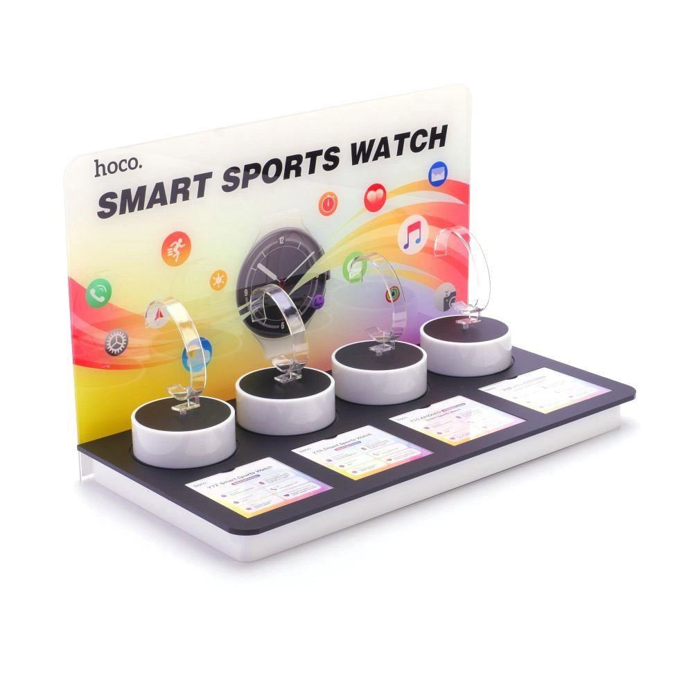 Hoco HN21 Smart Watch Display Stand για Y12 Y14 Y15 και Y12 Ultra με Ταμπελάκια Πληροφοριών