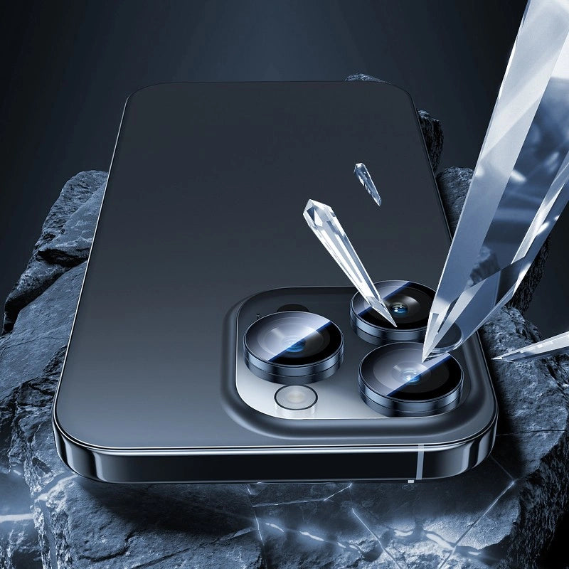 Προστασία Κάμερας Hoco 3D Metal V14 για Apple iPhone 15 Pro 15 Pro Max 16 Pro 16 Pro Max Dark Blue