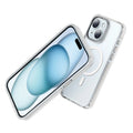 Θήκη Hoco Magnetic Premium Series Anti-Drop Magnetic Mag-charge για Apple iPhone 15 Plus Διάφανη Γκρι