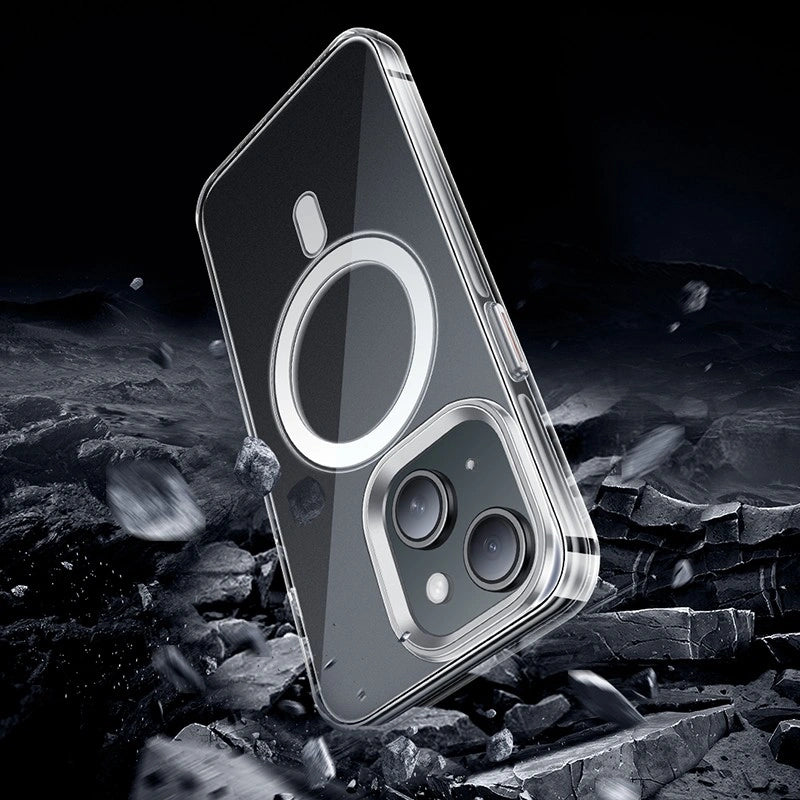 Θήκη Hoco Premium Series Transparent AS3 Magnetic Mag-charge για Apple iPhone 15 Διάφανη
