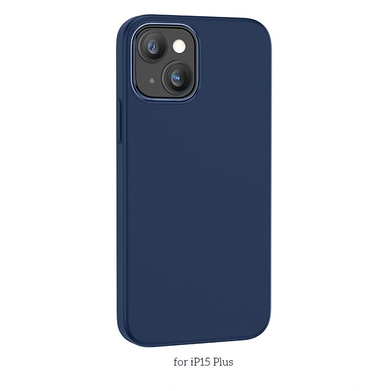 Θήκη Hoco Magnetic Series Liquid Silicone με MagSafe για Apple iPhone 15 Plus Μπλε