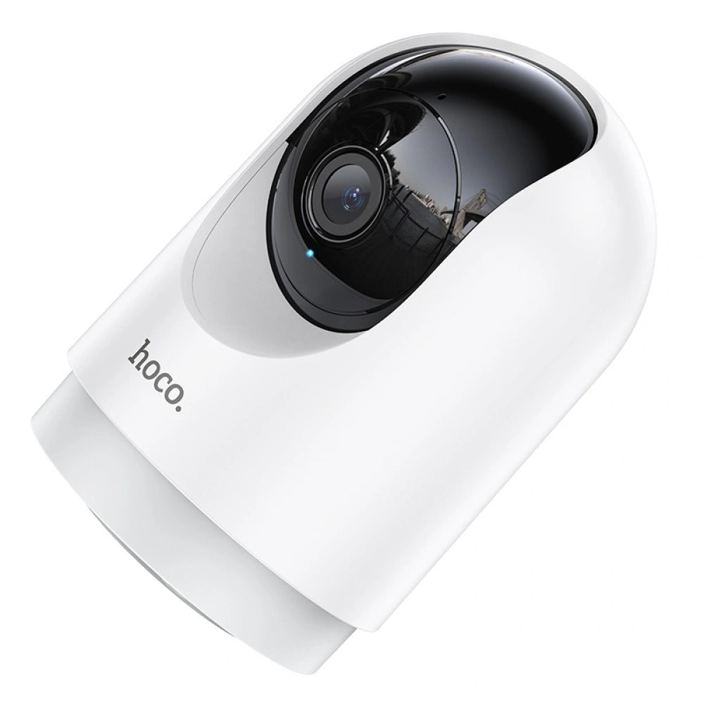 Wi-Fi Κάμερα Ασφαλείας Hoco D1 Indoor PTZ HD Camera με Οριζόντια Γωνία Θέασης 355° Κάθετη Γωνία Θέασης και Υποδοχή Micro SD