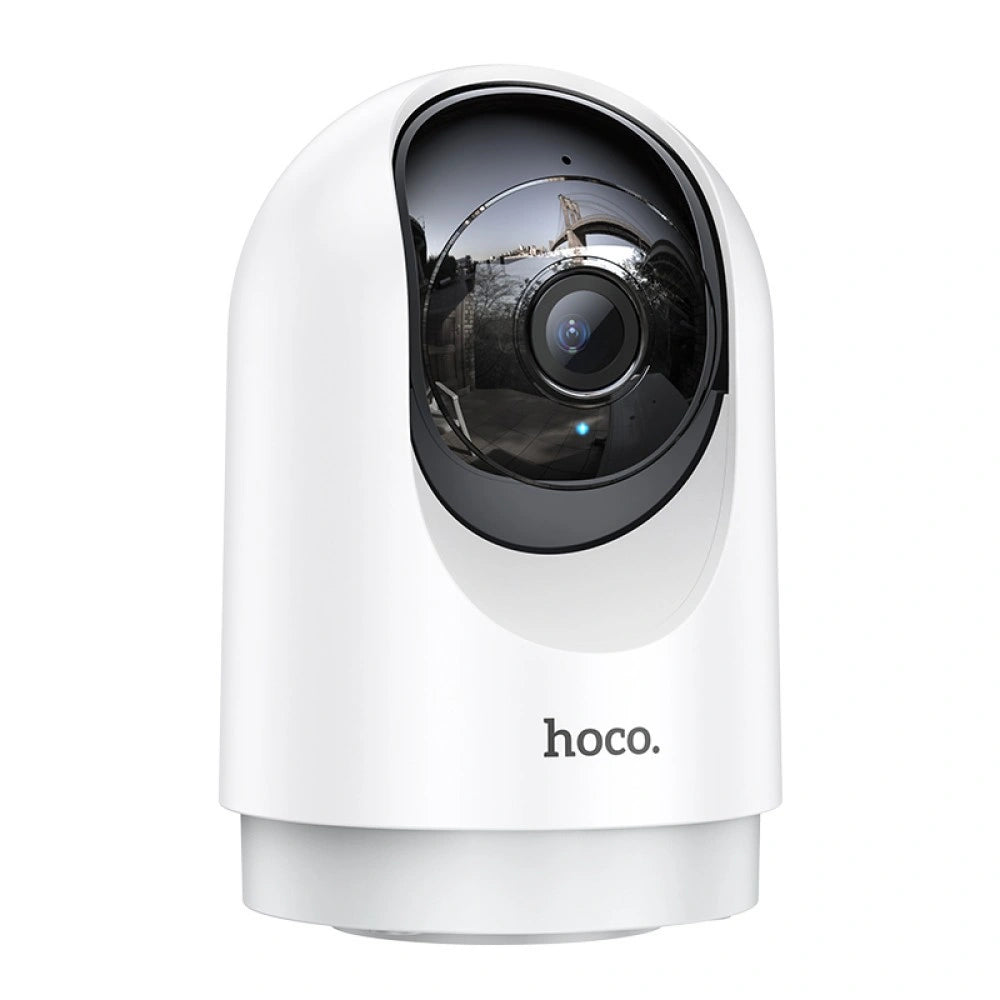 Wi-Fi Κάμερα Ασφαλείας Hoco D1 Indoor PTZ HD Camera με Οριζόντια Γωνία Θέασης 355° Κάθετη Γωνία Θέασης και Υποδοχή Micro SD