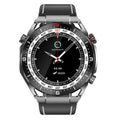 Smartwatch Maxcom Ecowatch 1 1.52” 400mAh IP67 Μαύρο με Silicon PU Leather και Metal Band