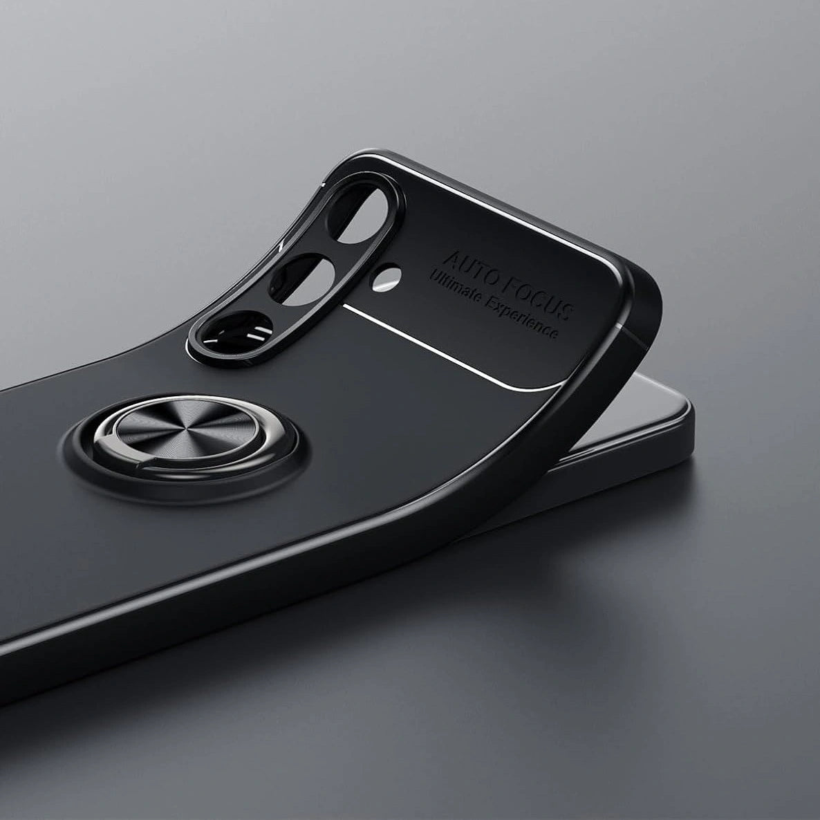Θήκη Ancus AutoFocus Shock Proof με Ring Holder για Samsung SM-S926B Galaxy S24+ Μαύρη