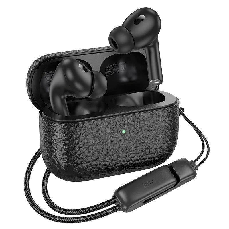Wireless Hands Free Hoco EQ9 Duke TWS V5.3 300mAh 7 Ώρες Λειτουργίας Συμβατά με Siri Μαύρα