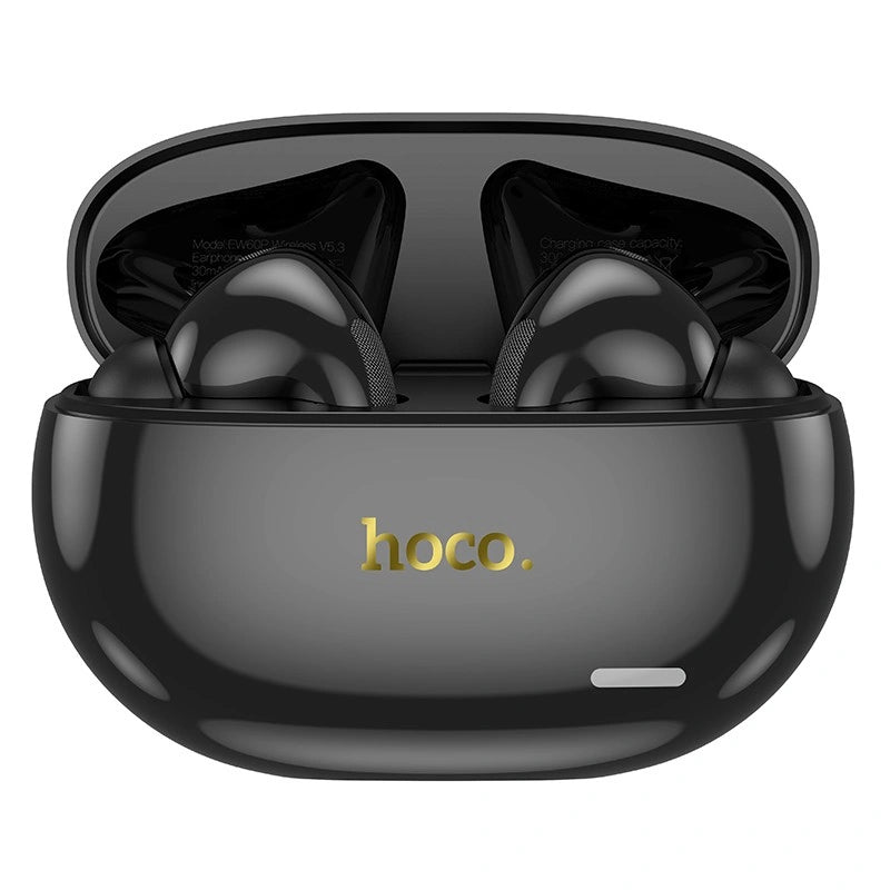 Wireless Hands Free Hoco EW60 Plus Norman TWS V5.3 300mAh με 4 Ώρες Λειτουργίας και ANC Εναλλαγή Master/Slave Μαύρο